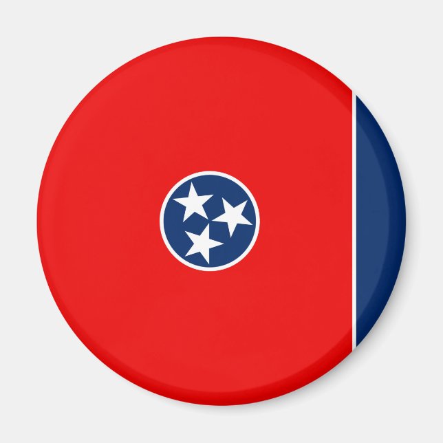 Aimant Design du drapeau d'état du Tennessee (Devant)