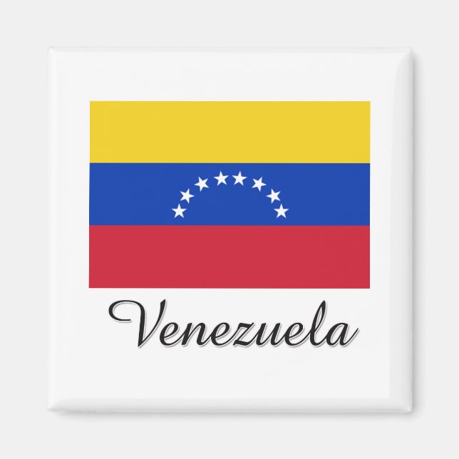 Aimant Design du drapeau du Venezuela (Devant)