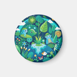 Aimant Design élégant en forme de Shamrock pour St. Patri