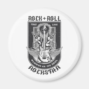 Aimant Design Guitar Rock