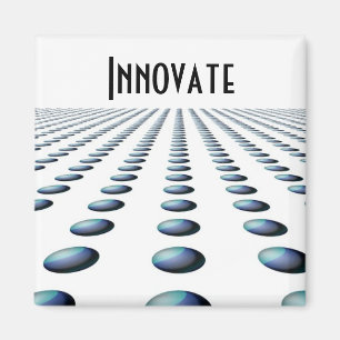 Aimant Design Moderne à Motif Bleu - Innover