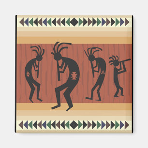 Aimant Design tribal Kokopelli