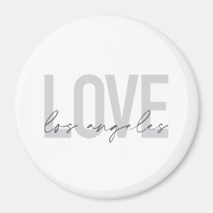 Aimant Design urbain, simple et moderne de Love Los Angel