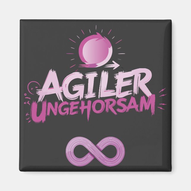 Aimant Désobéissance agile (Devant)