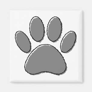 Aimant Dessin à mât de chiot mignon