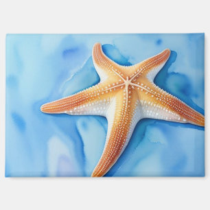 Aimant Dessin aquarelle d'étoile de mer