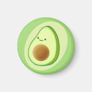 Aimant Dessin Avocado mignon