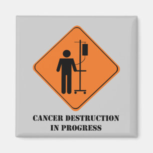 Aimant destruction de cancer dans progrès-grand