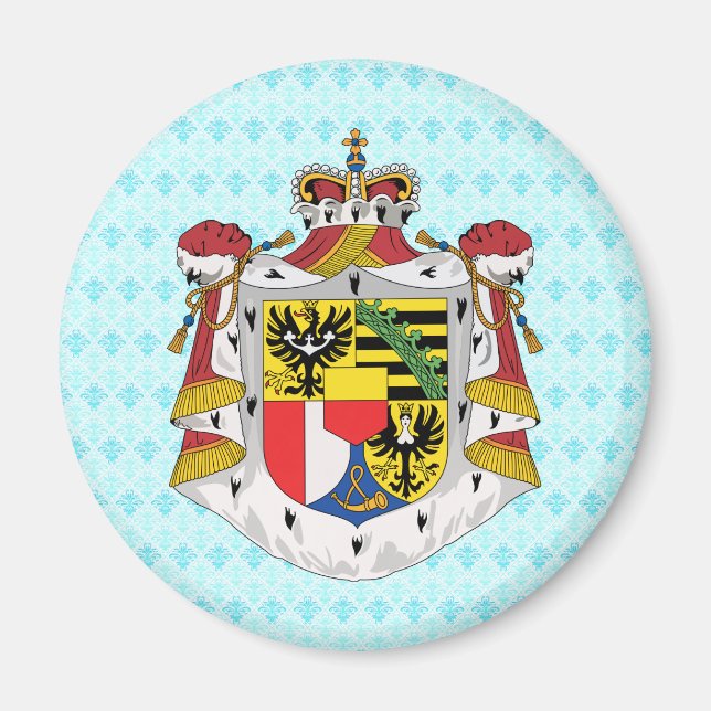 Aimant Détail des armoiries du Liechtenstein (Devant)