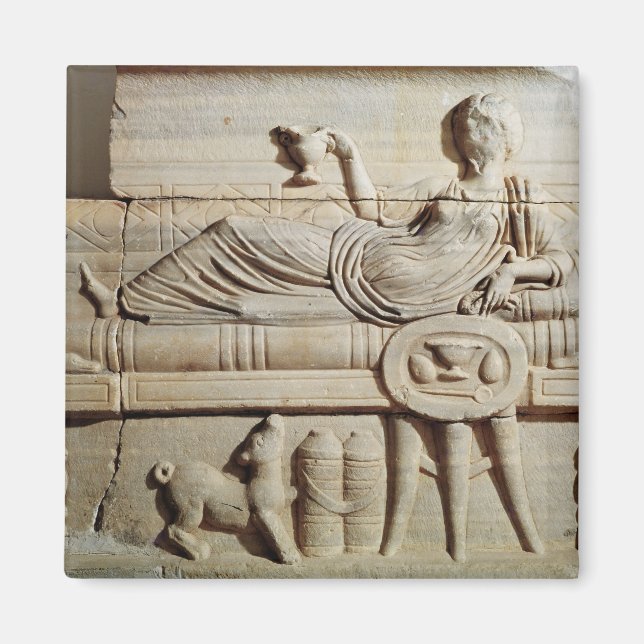 Aimant Détail d'un sarcophage (Devant)