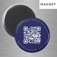 Détails du code QR du site web de mariage RSVP ble