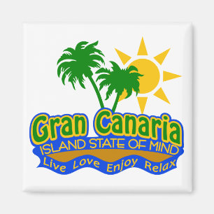 Aimant d'état d'esprit de Canaria de mamie