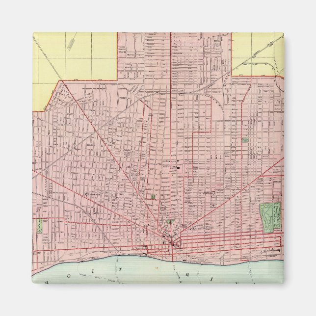 Aimant Détroit et ses environs (Devant)