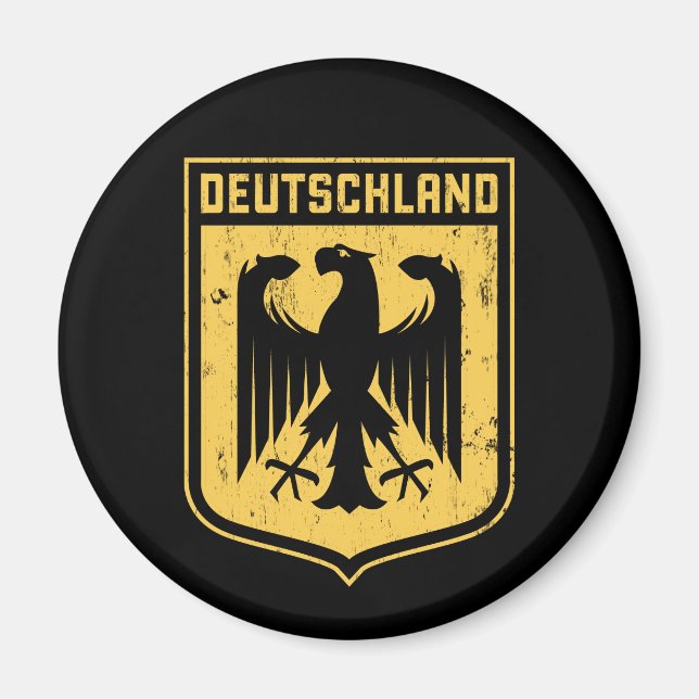 Aimant Deutschland Eagle - Armoiries allemandes (Devant)
