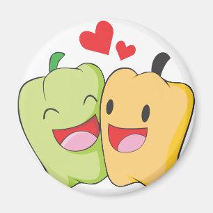 Aimant Deux amants doux de paprika