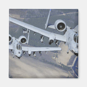 Aimant Deux avions du coup de foudre II d'A-10C volent