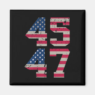 Aimant (Deux Côtés) 45 47 Trump Meilleure Couverture Que