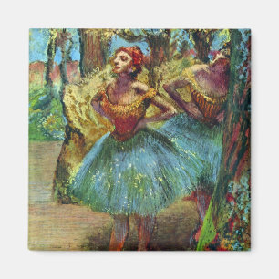 Aimant Deux danseuses d'Edgar Degas, Art de ballet vintag