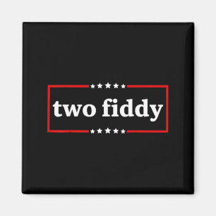 Aimant Deux Fiddy Drôle Mème Vintage Humour Détérioré
