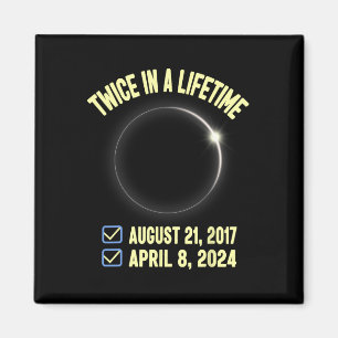Aimant Deux Fois Dans Une Éclipse Solaire À Vie 2024 Tota