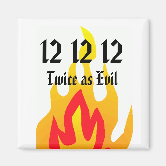 Aimant Deux fois mal (Devant)