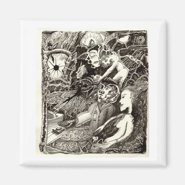 Aimant Deux mondes (Devant)