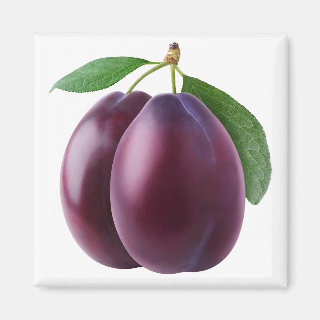 Aimant Deux prunes (Devant)