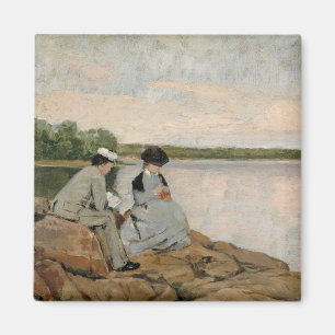 Aimant Deux sur la plage, Arvid Liljelund