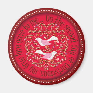 Aimant Deux tourterelles