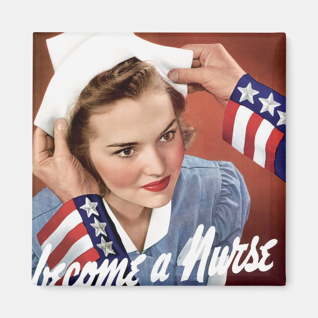 Aimant Devenez Infirmière (Devant)