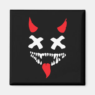 Aimant Devil Visage Lazy Halloween Costume d'effroi Dépla