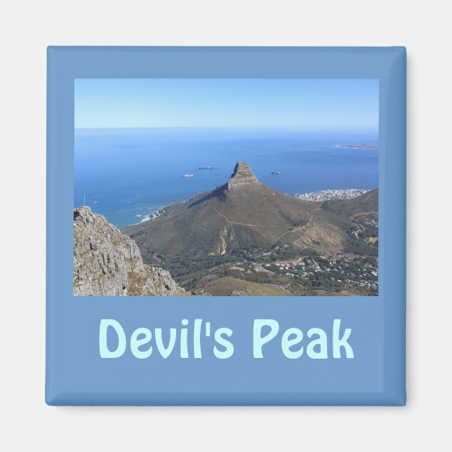 Aimant Devil's Peak Mountain, Cap (Devant)