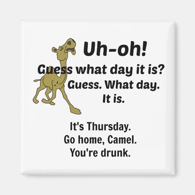 Aimant Devinez Quel Jour C'Est (Devant)