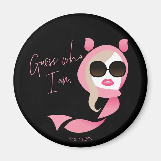 Aimant Devinez Qui Je Suis - Le Lotus Blanc (Devant)