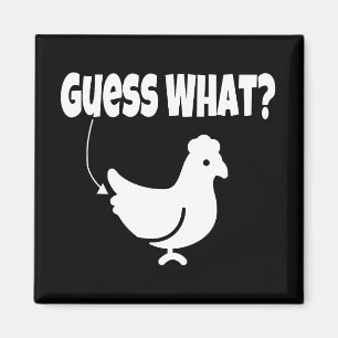 Aimant Devinez quoi ? Beurre de poulet Drôle cadeau
