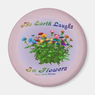 Aimant Devis inspirant Fleurs