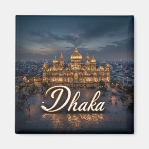 Aimant Dhaka Bangladesh Voyage Cadeau 🗺️