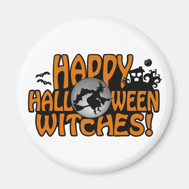 Aimant d'Halloween (Devant)