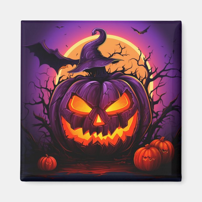 Aimant d'Halloween (Devant)