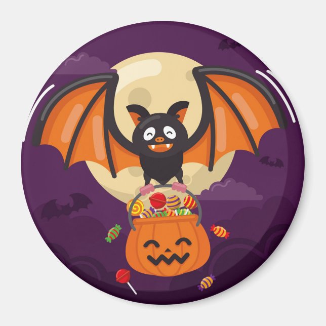 Aimant d'Halloween (Devant)