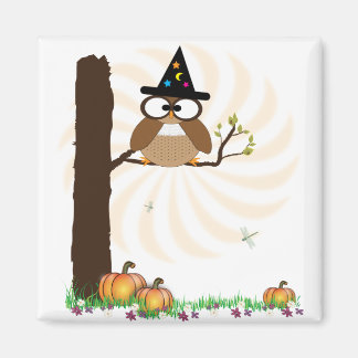 Aimant d'Halloween Chouette
