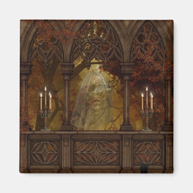 Aimant d'Halloween mortel (Devant)