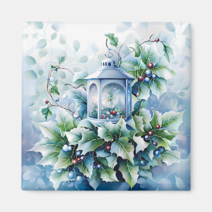 Aimant d'hiver bleu