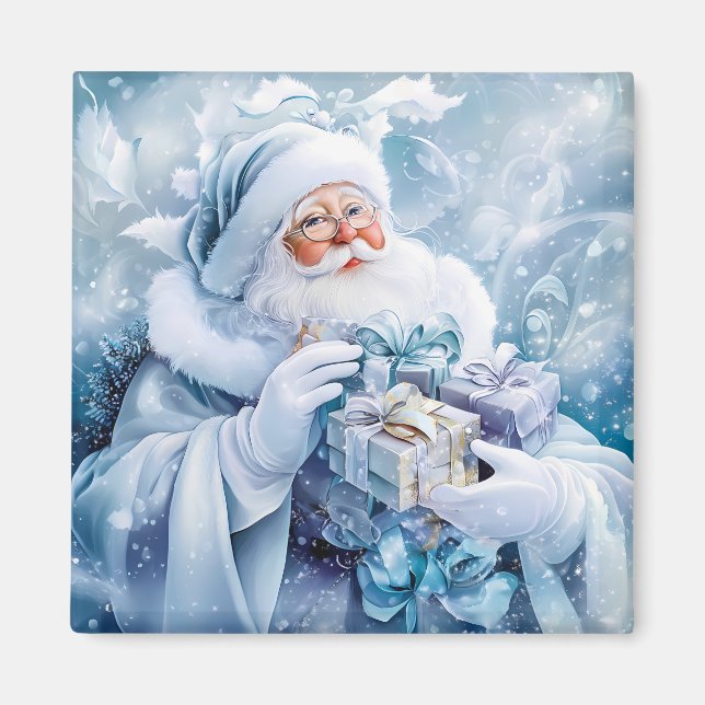 Aimant d'hiver bleu (Devant)