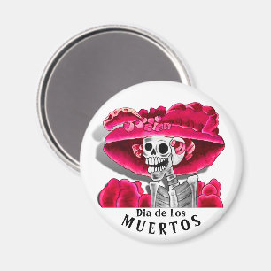 Aimant Dia De Los Muertos (La Catrina)