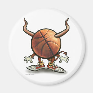 Aimant Diable de basket-ball