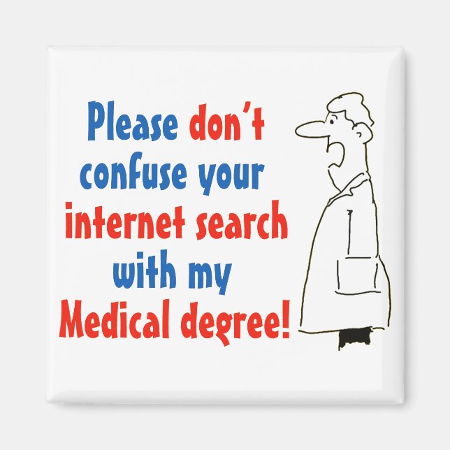 Aimant Diagnostic Médicale en ligne et un médecin qualifi (Devant)