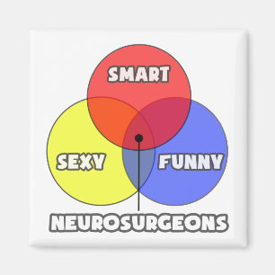 Aimant Diagramme de Venn .. Neurochirurgien