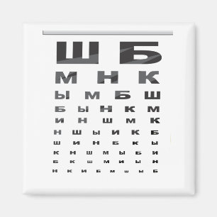 Aimant Diagramme d'oeil russe