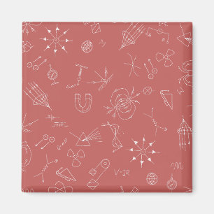Aimant Diagramme physique rose pâle